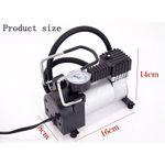 Compresor auto SIKS&reg; 12V, carcasa metalica rezistenta fotografia produsului View 3 S