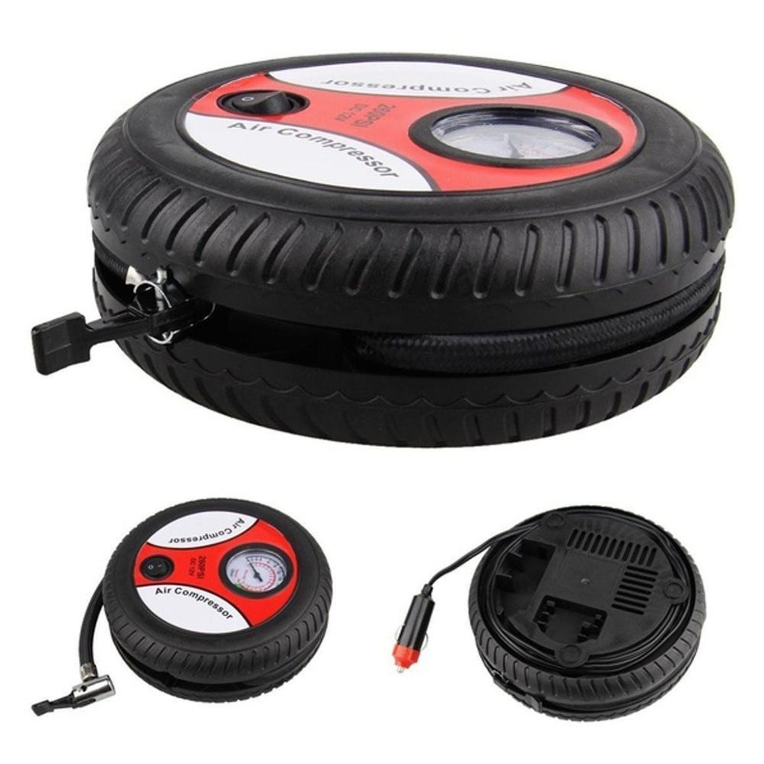 Mini compresor SIKS&reg; in forma de roata, DC12V, 150W fotografia produsului View 3 L