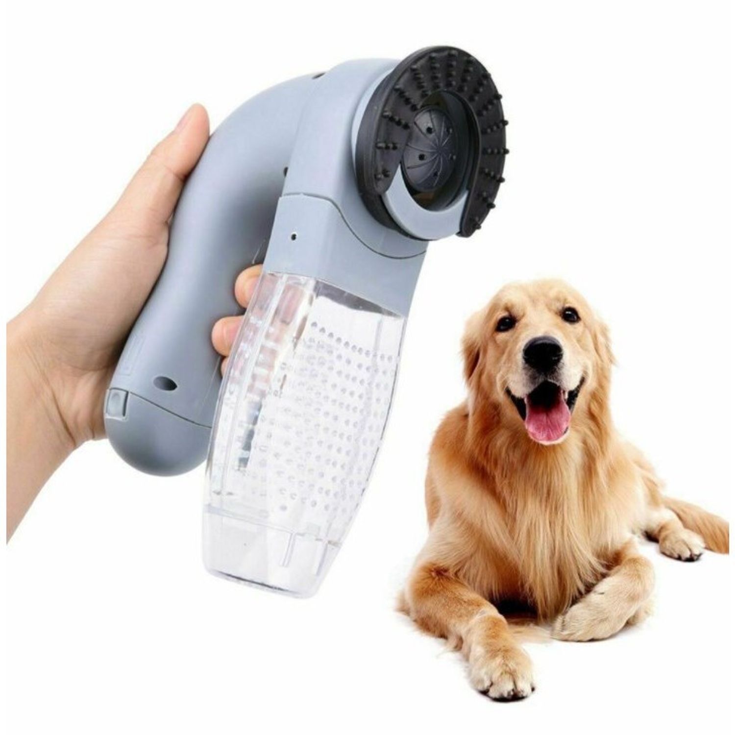 Perie cu vacuum SIKS&reg; pentru parul animalelor, cu baterii fotografia produsului View 5 L