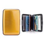 Portofel securizat SIKS® cu baterie externa, sistem anti furt, auriu fotografia produsului View 5 S