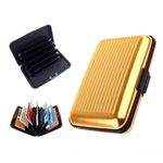 Portofel securizat SIKS® cu baterie externa, sistem anti furt, auriu fotografia produsului View 4 S