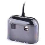 Adaptor auto SIKS&reg; pentru bricheta cu 2 x USB si 3 x intrari bricheta fotografia produsului View 4 S