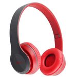Casti Bluetooth SIKS&reg; cu microfon si radio, wireless, rosu fotografia produsului