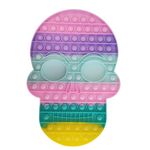 Jucarie antistres SIKS&reg;, pop it forma craniu,pastel, 30 cm fotografia produsului