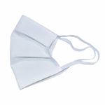 Masca textila SIKS&reg;, reutilizabila, pentru copii, 3 pliuri, alba fotografia produsului View 4 S
