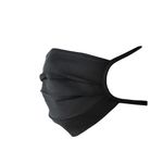 Masca SIKS&reg; de protectie din material textil, pliuri, pentru copii, model negru simplu fotografia produsului