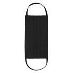 Masca SIKS&reg; de protectie din material textil, pliuri, pentru copii, model negru simplu fotografia produsului View 2 S