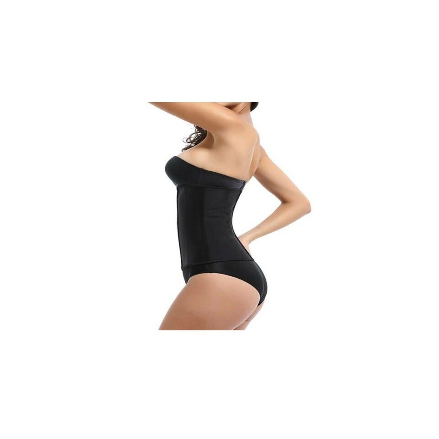 Corset SIKS® modelarea corpului negru, cu masura L fotografia produsului View 3 L