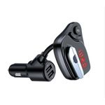 Modulator Fm SIKS&reg; cu casca hands free, bluetooth, oprire automata, negru fotografia produsului View 2 S
