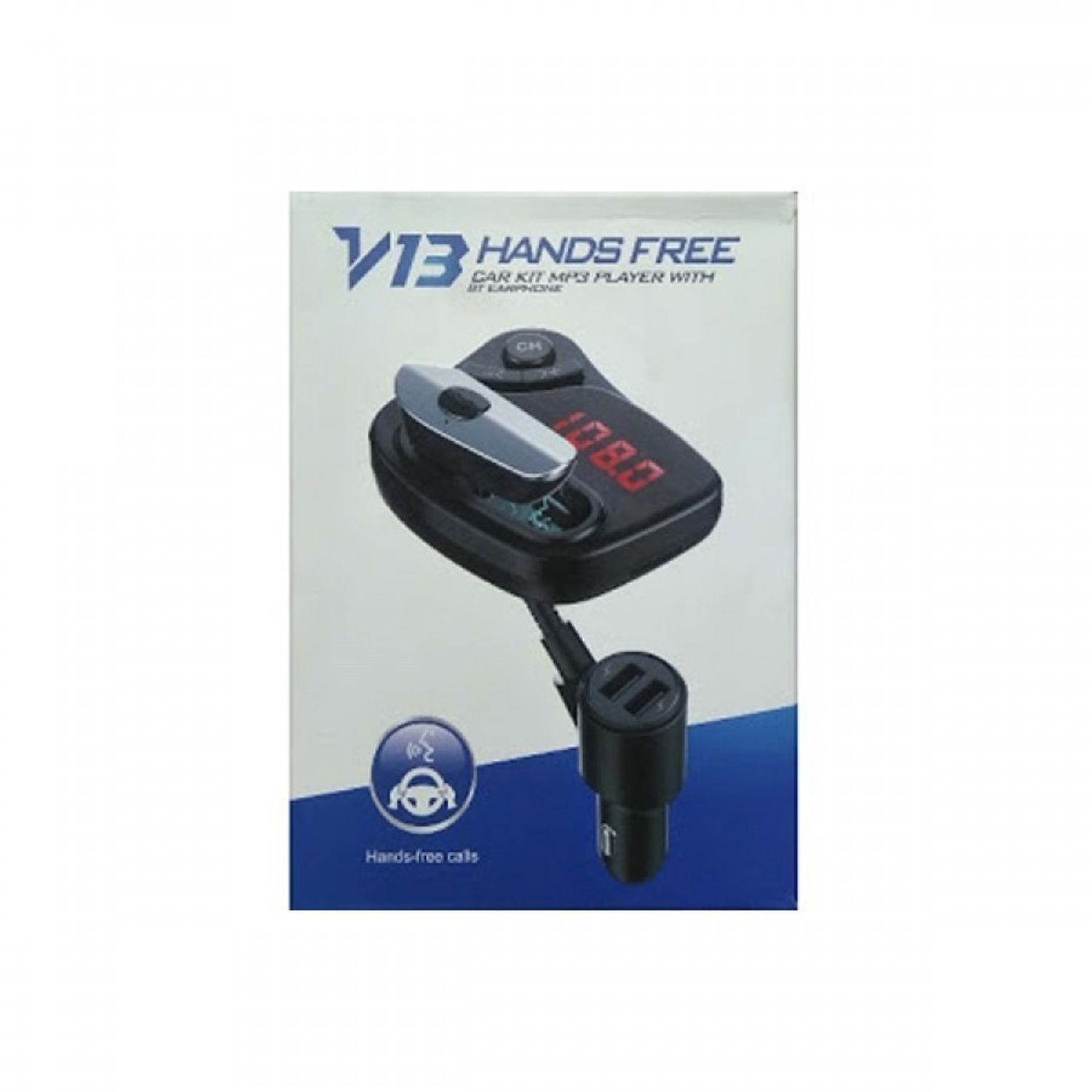 Modulator Fm SIKS&reg; cu casca hands free, bluetooth, oprire automata, negru fotografia produsului View 3 L