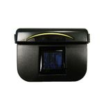 Ventilator auto cu incarcare solara SIKS&reg; 150 x 112 x 54 mm, Negru fotografia produsului