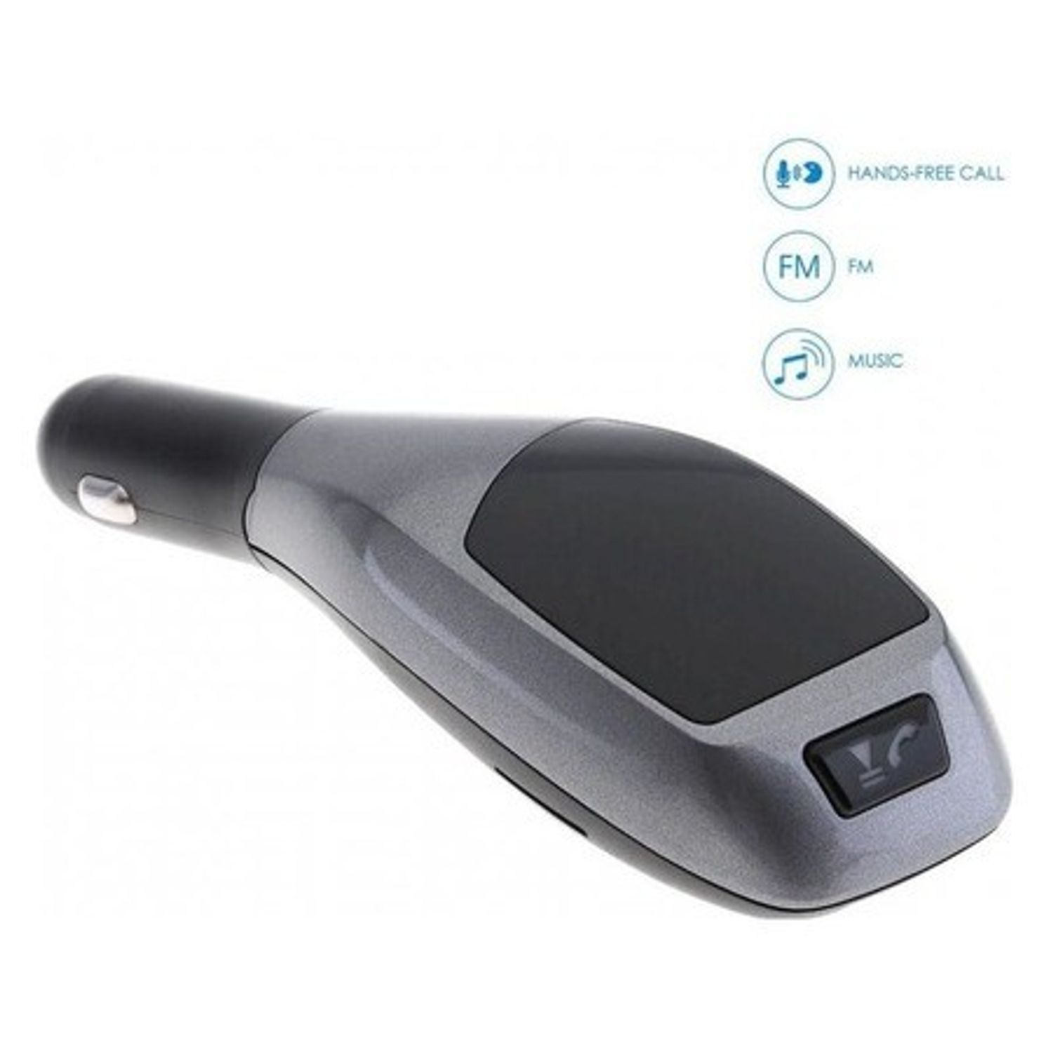 Modulator SIKS&reg; FM X6 bluetooth car kit negru/gri fotografia produsului View 3 L