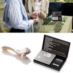 Cantar de bijuterii SIKS&reg; cu afisaj digital 500 x 0,01, portabil, negru fotografia produsului View 3 S