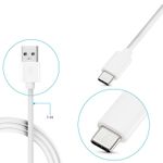 Cablu de date SIKS&reg; USB Type-C, 5A, 1m, alb fotografia produsului View 3 S