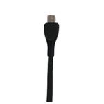 Cablu date SIKS&reg; pentru telefon/tableta, 1000mm, incarcator, micro usb, cablu soft, negru fotografia produsului View 4 S