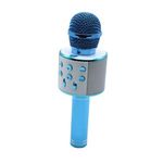 Microfon karaoke SIKS&reg; profesional cu boxa inclusa, SD Card, USB, AUX, Albastru fotografia produsului View 5 S