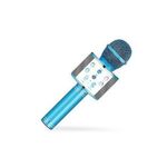 Microfon karaoke SIKS&reg; profesional cu boxa inclusa, SD Card, USB, AUX, Albastru fotografia produsului View 4 S