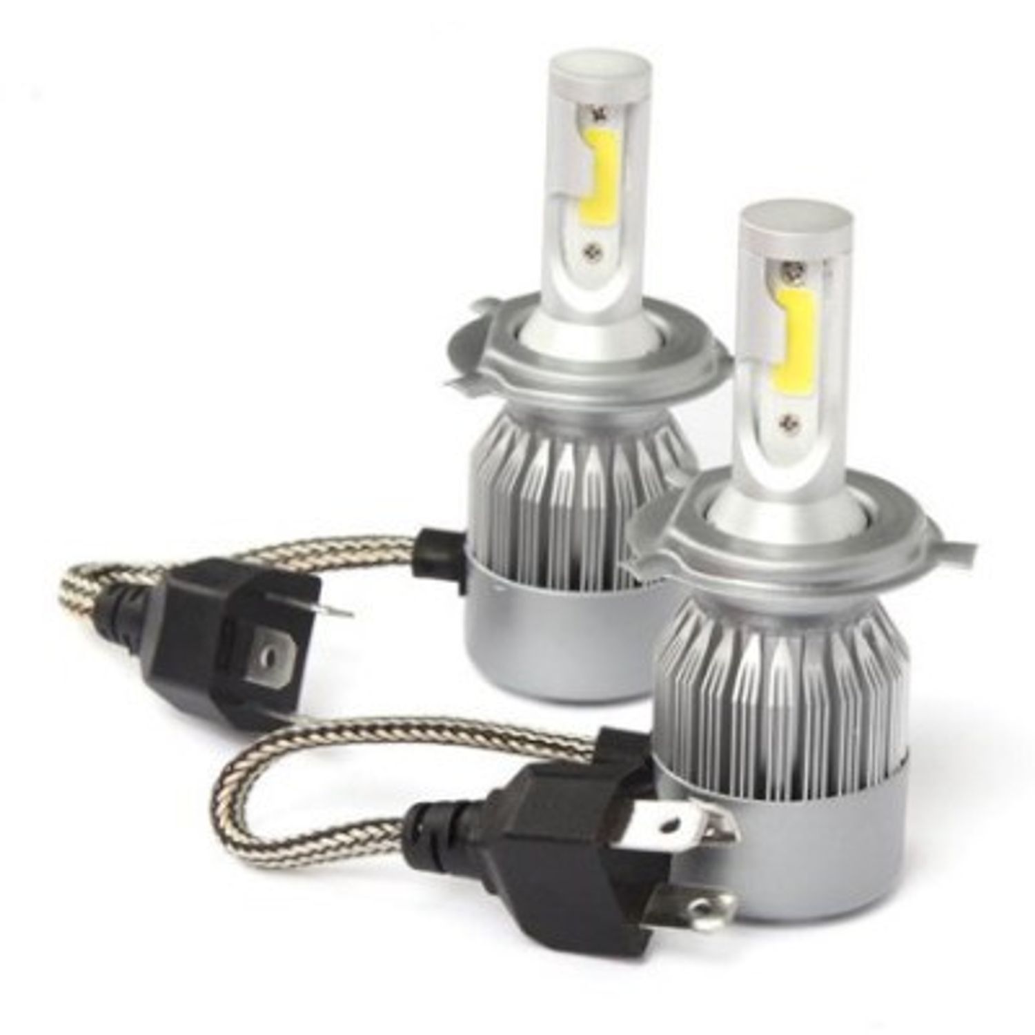 Set 2 Becuri SIKS&reg; cu LED AUTO H4, 6000K, 36w/bec fotografia produsului View 2 L
