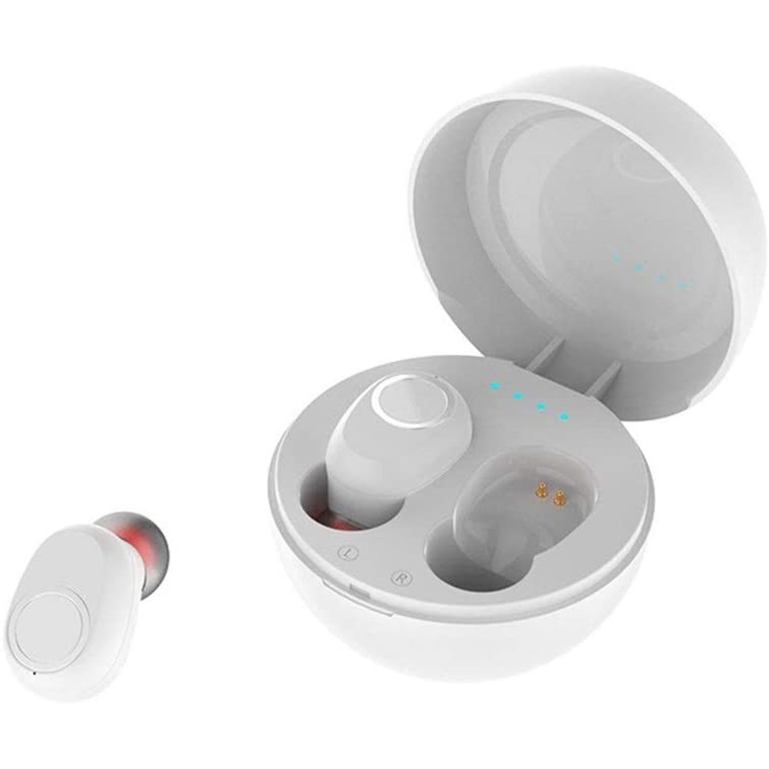Casti SIKS&reg; LB-10 Touch Control TWS, Bluetooth, Wireless, Stereo, Handsfree, 350 mAh, Alb fotografia produsului View 2 L