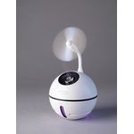 Umidifcator ultrasonic SIKS&reg;, cu accesoriu ventilator, purificator aer, alb fotografia produsului View 3 S