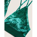 Sutien Victoria's Secret, Velvet Triangle Bralette, Verde, S INTL fotografia produsului View 6 S