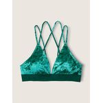Sutien Victoria's Secret, Velvet Triangle Bralette, Verde, S INTL fotografia produsului