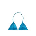 Sutien costum de baie Victoria's Secret, VS Shine Hardware Brazilian Swim Top, Albastru, M INTL fotografia produsului