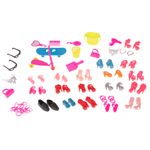 Set 85 haine si accesorii pentru papusi, 3 ani +, Multicolor fotografia produsului View 4 S