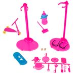 Set 85 haine si accesorii pentru papusi, 3 ani +, Multicolor fotografia produsului View 6 S