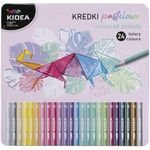 Set 24 creioane frumoase pentru copii, Kidea, multicolore fotografia produsului
