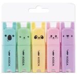 Set de 5 carioci animalute, Kidea, multicolore fotografia produsului