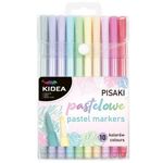 Set de 10 markere, Kidea Pastel Markers, multicolore fotografia produsului