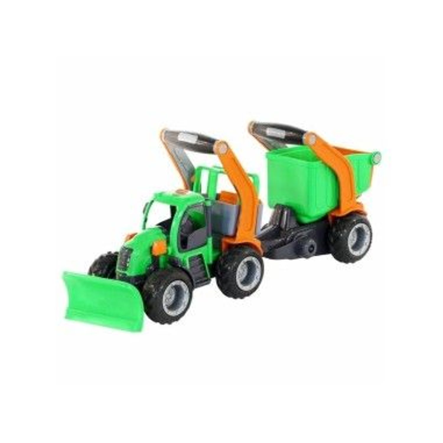 Tractor cu plug si remorca GripTrac , Polesie , 51x14x20 cm fotografia produsului