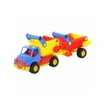 Basculanta cu remorca, pentru copii, ConsTruck, 50x14x19 Cm, Wader fotografia produsului