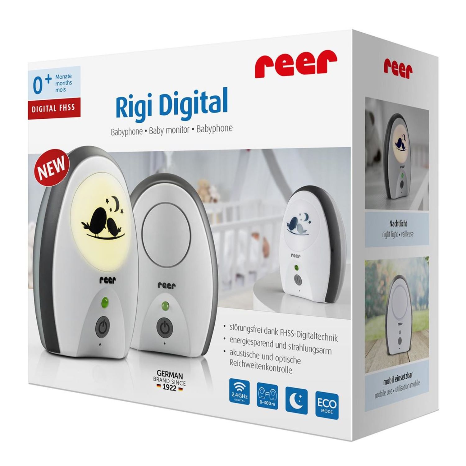 Monitor digital pentru bebelusi Rigi Digital MCT 50070 fotografia produsului