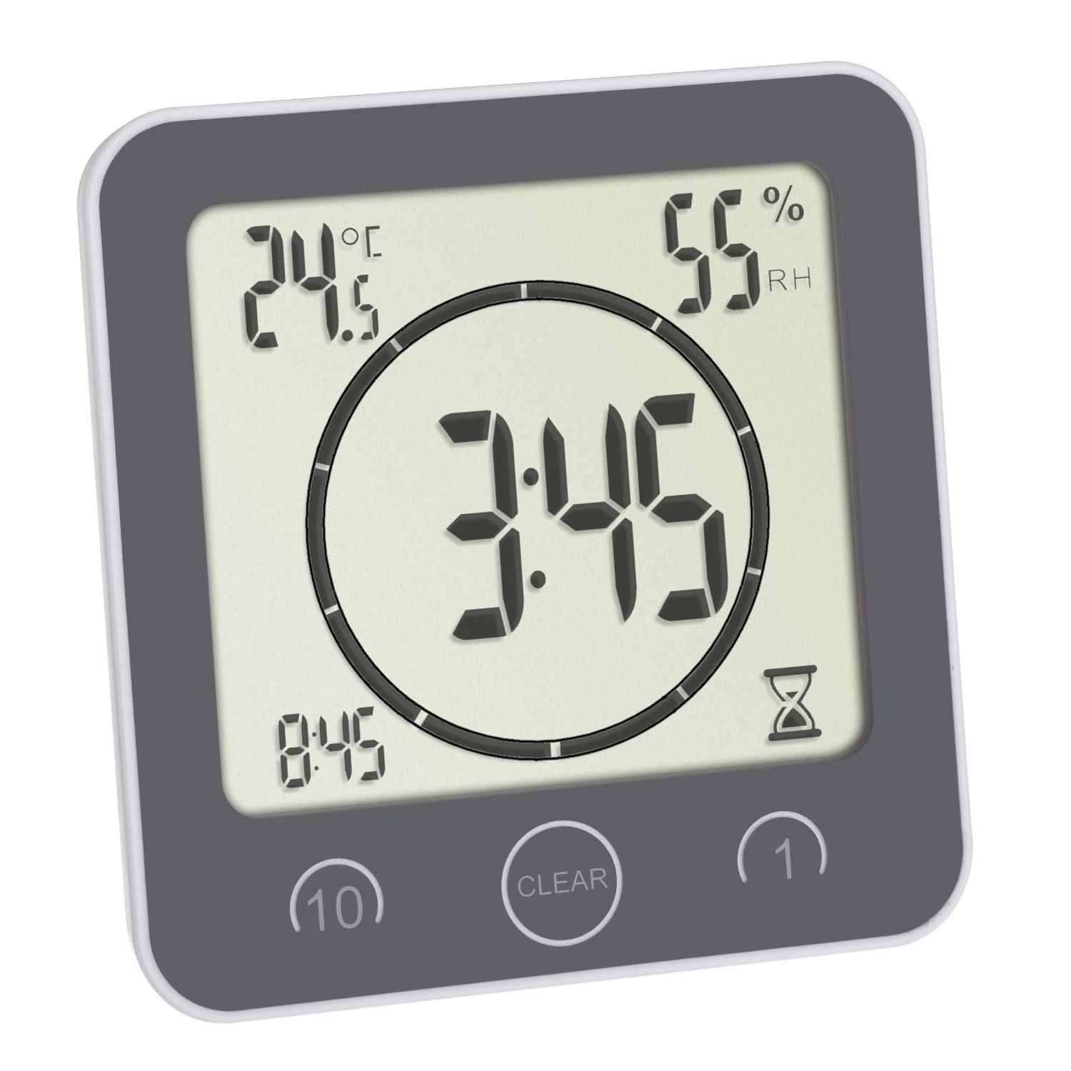 Ceas digital cu timer si termohigrometru pentru bucatarie si baie MCT 60400110 fotografia produsului
