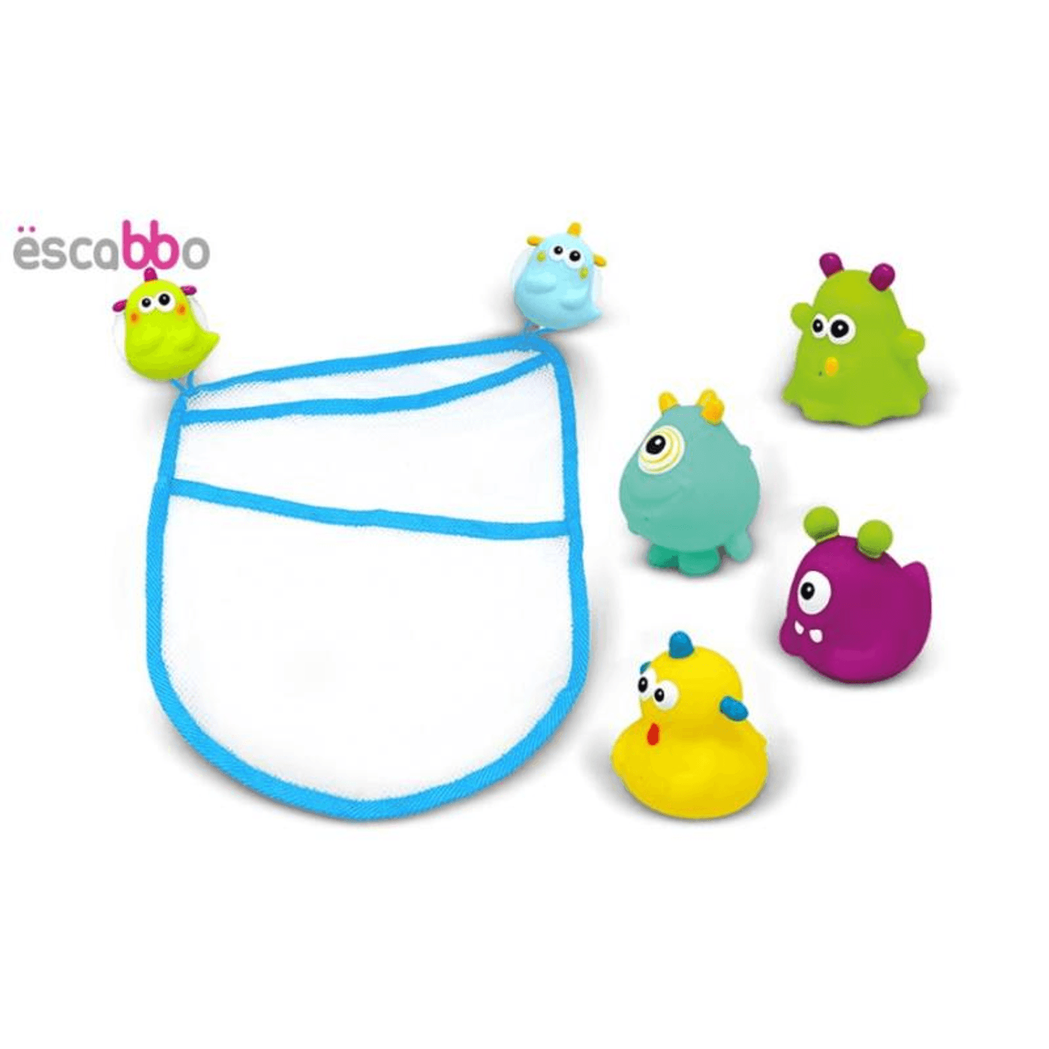 Set saculet cu 4 jucarii de baie Monstruleti MCT 37027 fotografia produsului View 2 L