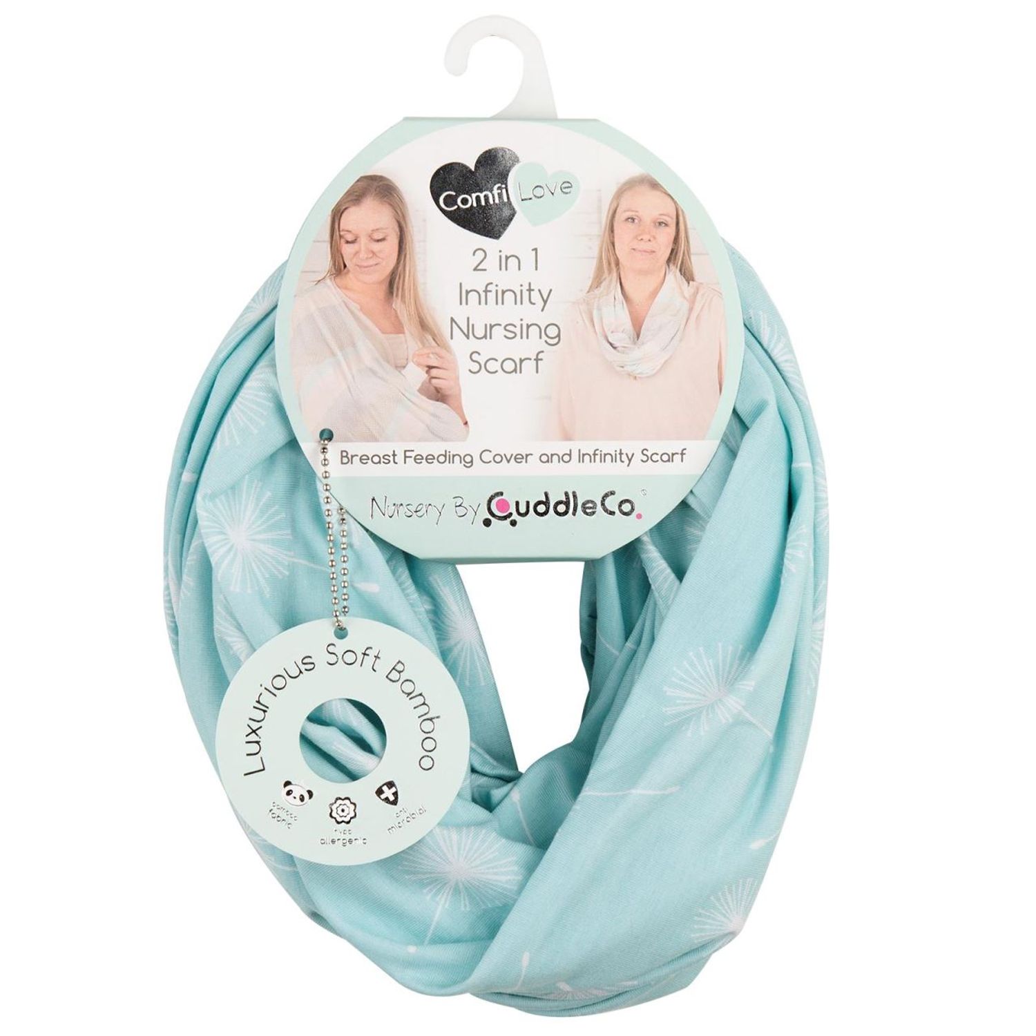 Esarfa pentru alaptare din bambus MCT Love Eggshell 844838 fotografia produsului