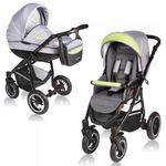 Carucior MCT Crooner 2 in 1 - Green/Gray fotografia produsului