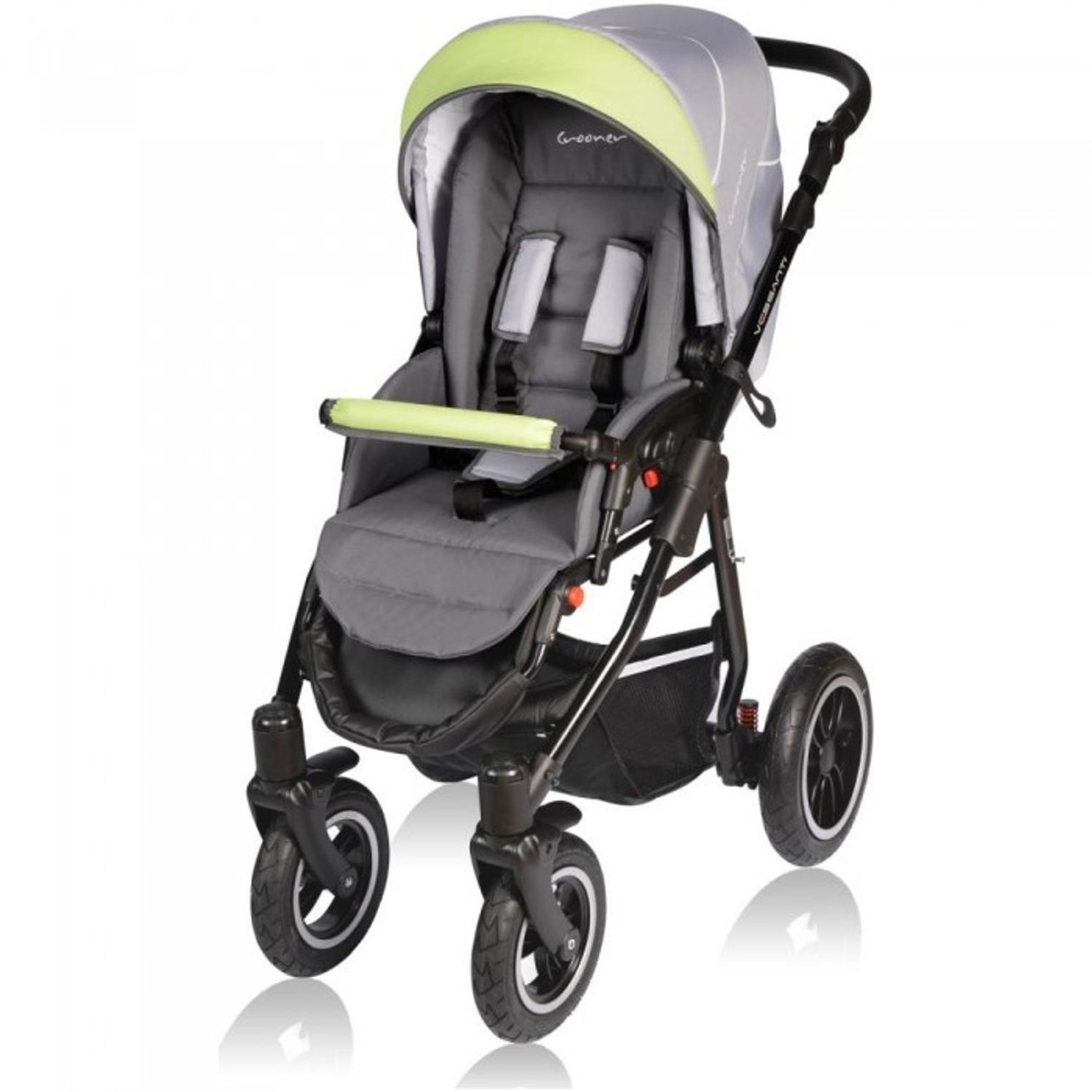 Carucior MCT Crooner 2 in 1 - Green/Gray fotografia produsului View 4 L