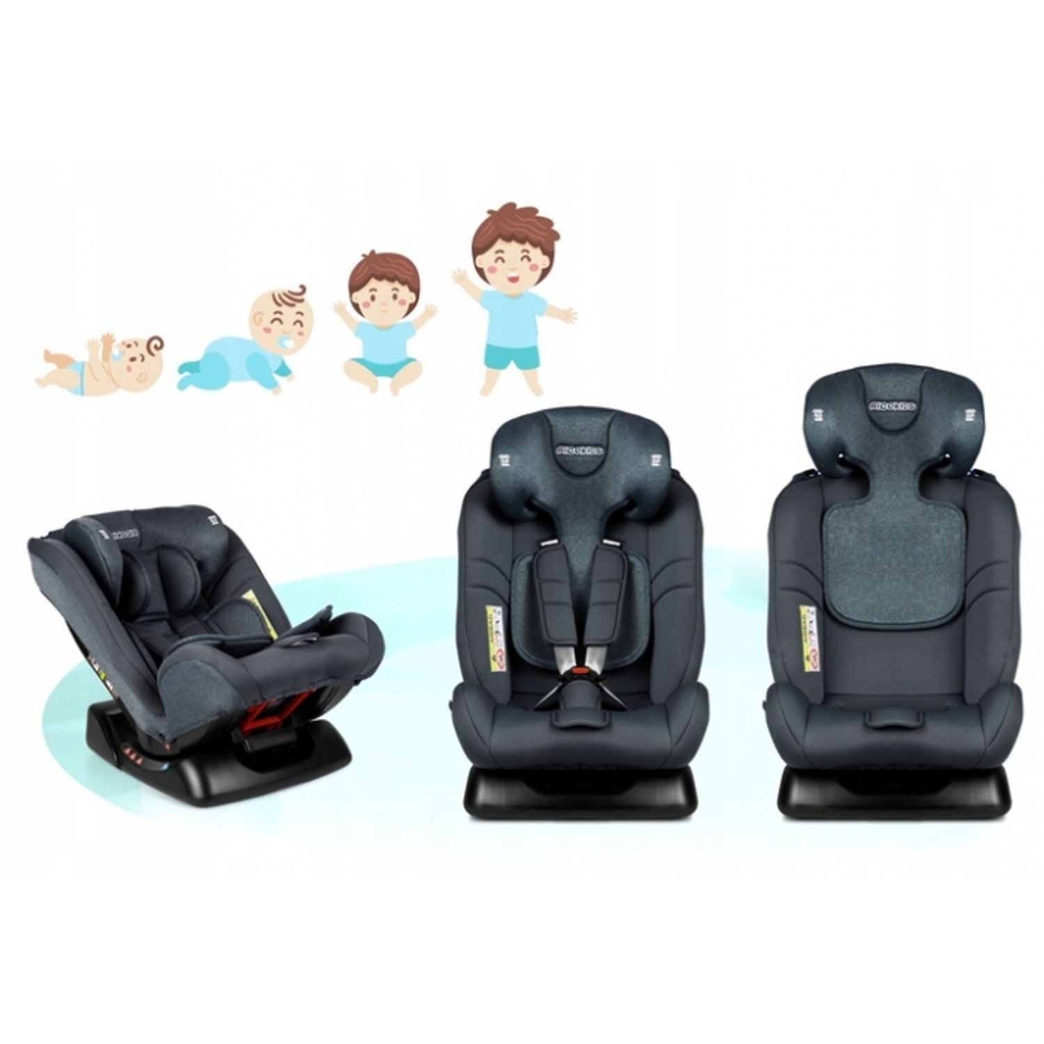 Scaun auto 0-36 kg MCT Luco - Albastru inchis fotografia produsului View 9 L