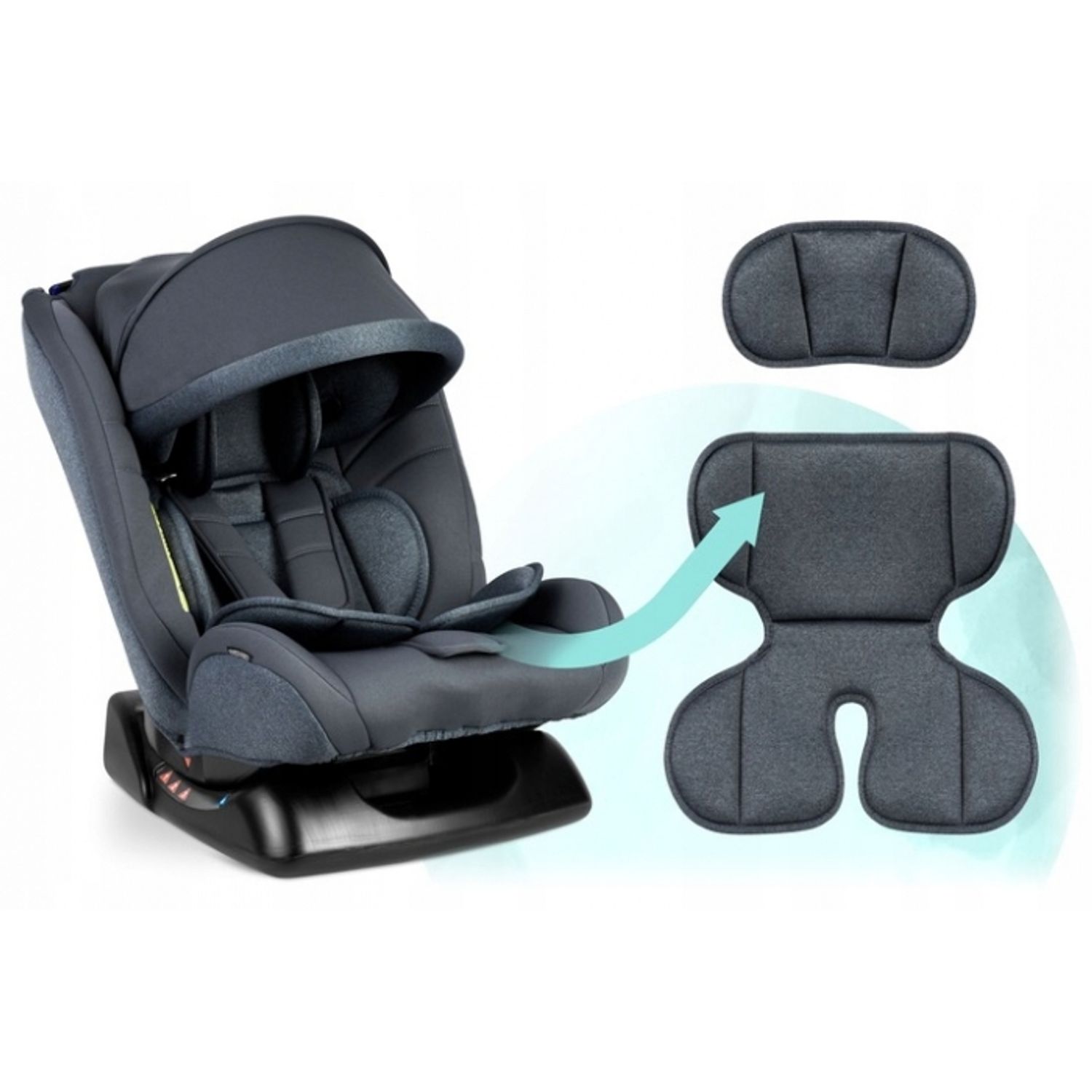 Scaun auto 0-36 kg MCT Luco - Albastru inchis fotografia produsului View 4 L