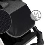 Carucior sport Kidwell Mavero Silver Black fotografia produsului View 4 S