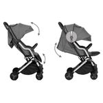Carucior sport Kidwell Mavero Silver Black fotografia produsului View 6 S