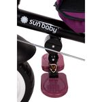 Tricicleta cu sezut reversibil MCT 017 Fresh 360 - Burgundy fotografia produsului View 14 S