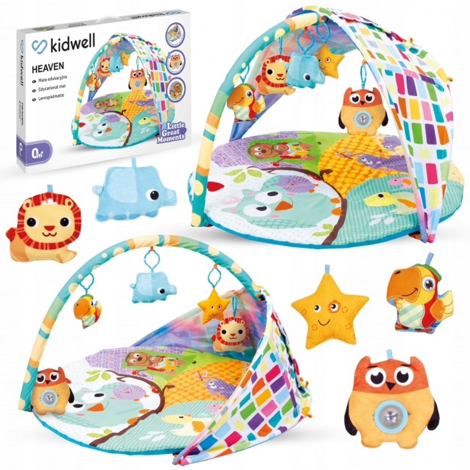 Salteluta de joaca Kidwell HEAVEN OWLS fotografia produsului View 5 L