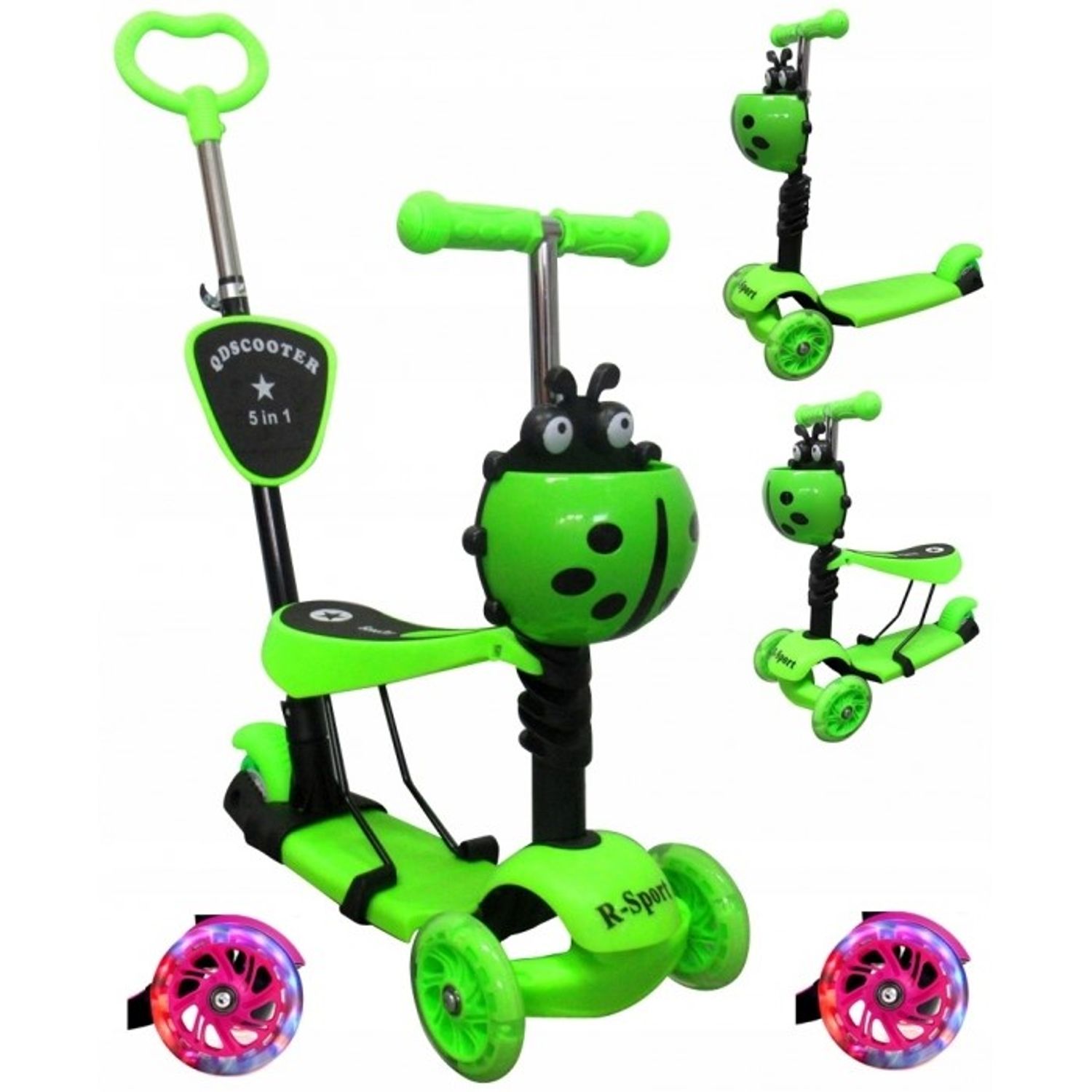 Trotineta 5 in 1 MCT H3 - Verde fotografia produsului