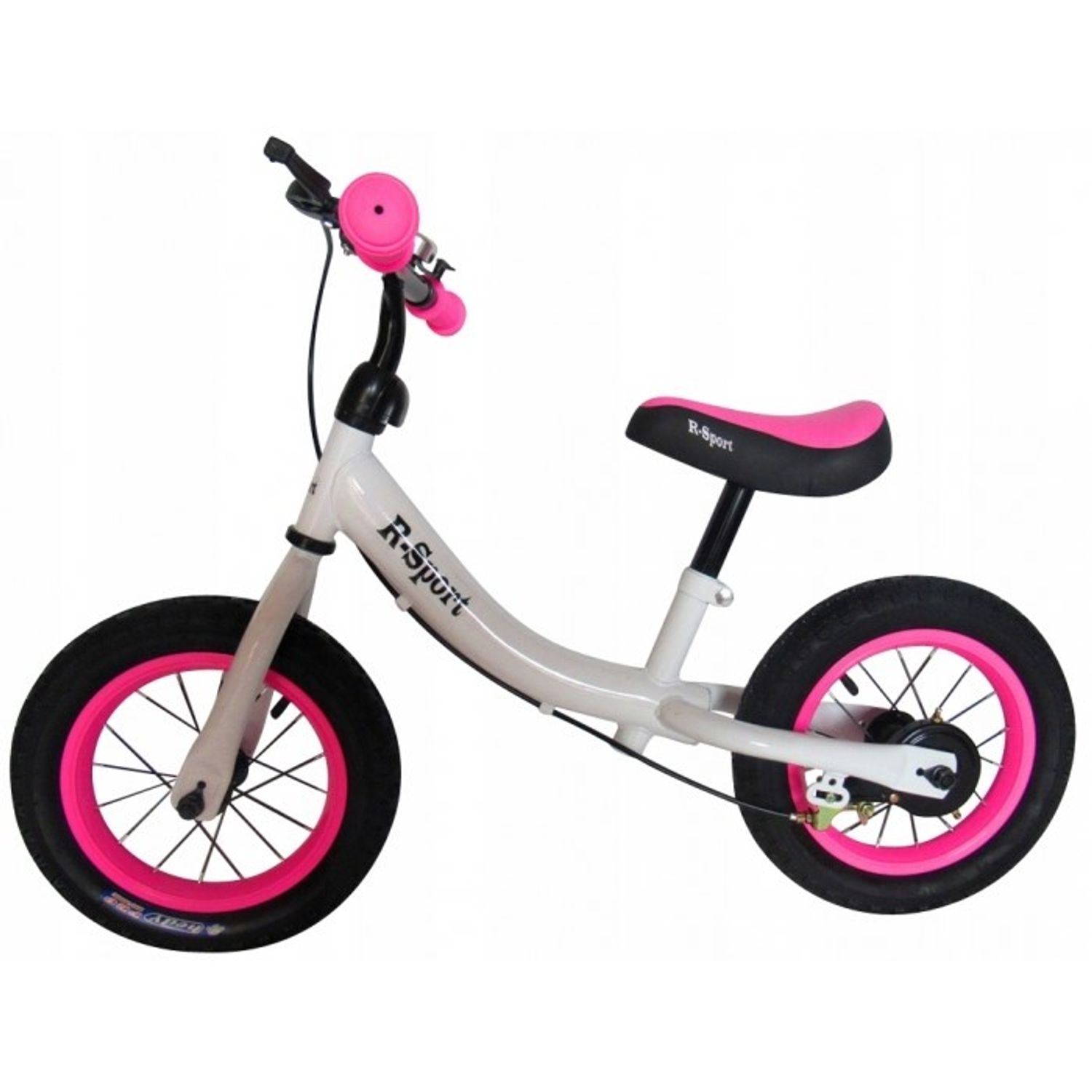 Bicicleta fara pedale MCT R3 - Alb - Roz fotografia produsului