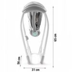 Leagan electric cu muzica MCT 7321 - Gri fotografia produsului View 8 S