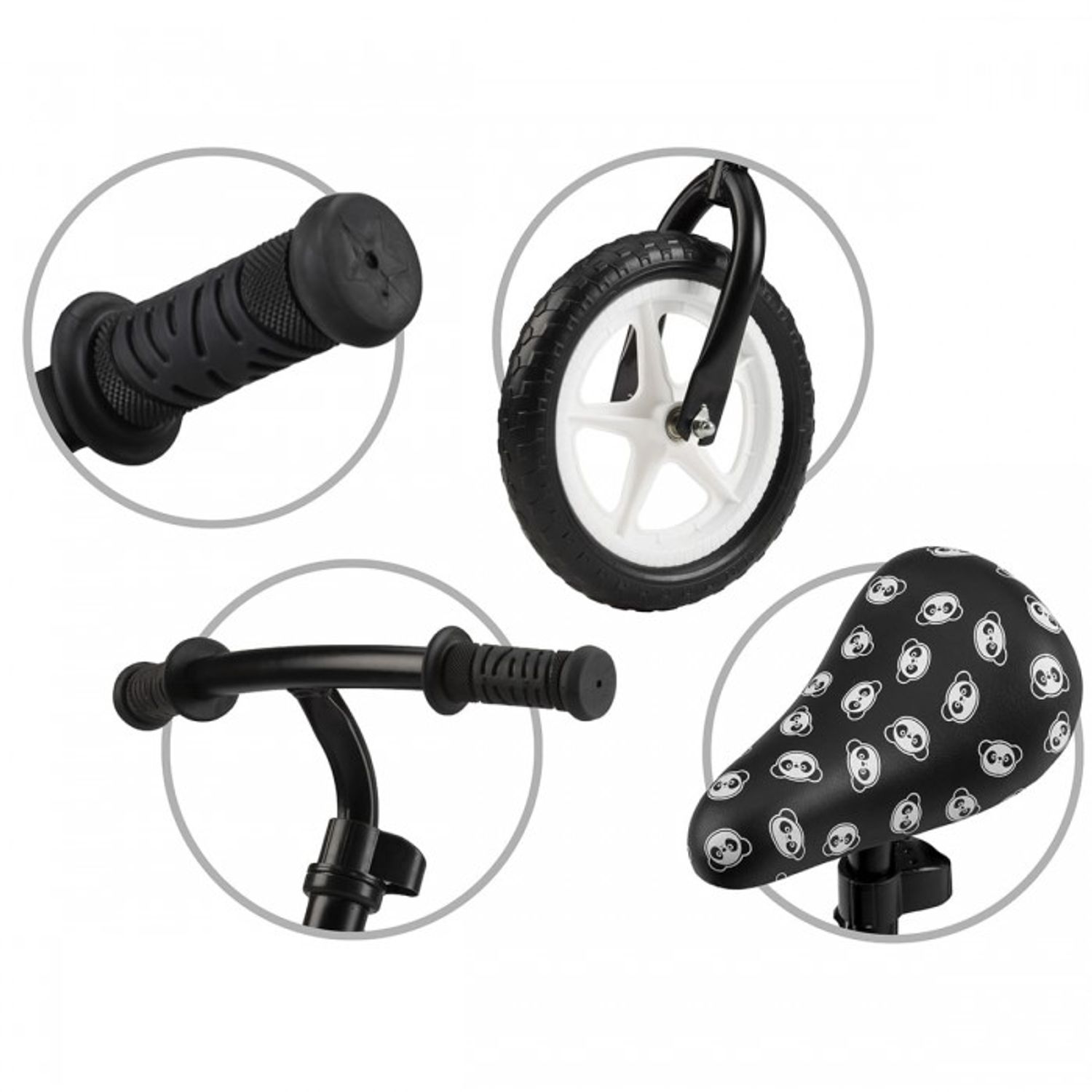 Bicicleta fara pedale Kidwell Rebel Panda fotografia produsului View 5 L